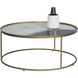 Thalia 35.5 X 15 inch Antique Brass Coffee Table